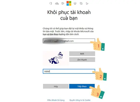 Để Lấy Lại Mật Khẩu Microsoft Các Bạn Thực Hiện Như Sau: Để Lấy Lại Mật Khẩu Microsoft Các Bạn Thực Hiện Như Sau: