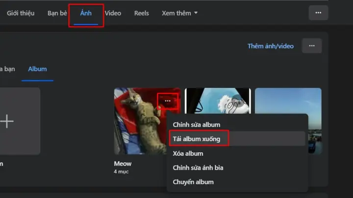 Cách Tải Album Ảnh Facebook Về Máy Tính