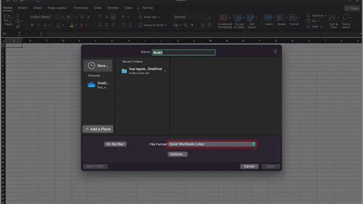Cách Lưu File Excel Trên Macbook Cách Lưu File Excel Trên Macbook