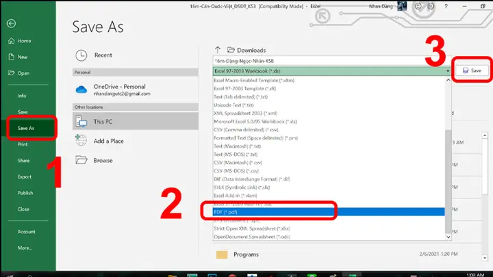 Cách Lưu File Excel Dưới Định Dạng Pdf Cách Lưu File Excel Dưới Định Dạng Pdf
