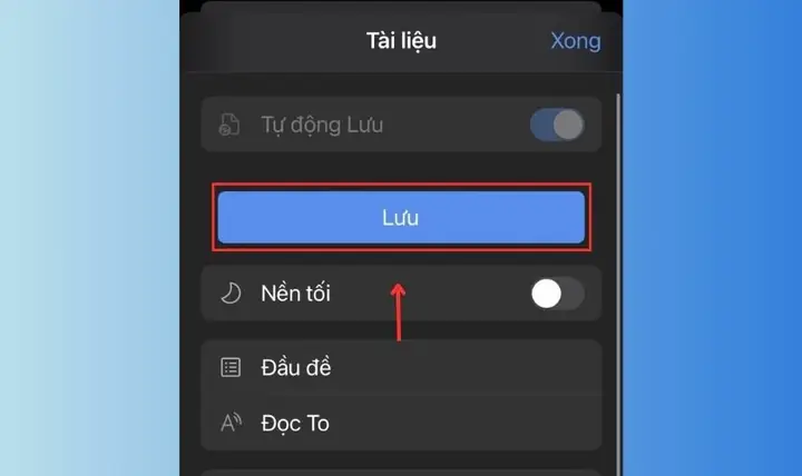 Cách Lưu File Word Trên Điện Thoại