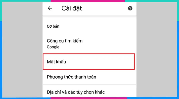 Đối Với Điện Thoại Hệ Điều Hành Android