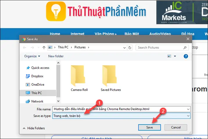 Cách Lưu Trang Web Về Máy Tính Để Xem Offline