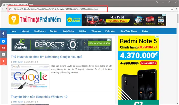Cách Lưu Trang Web Về Máy Tính Để Xem Offline