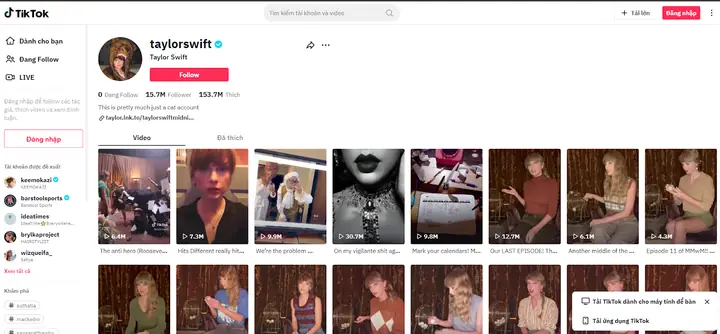 Xem Tiktok Trực Tiếp Trên Trình Duyệt Web