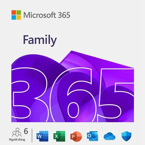 Microsoft 365 Family Chính Hãng (có Ai Copilot)
