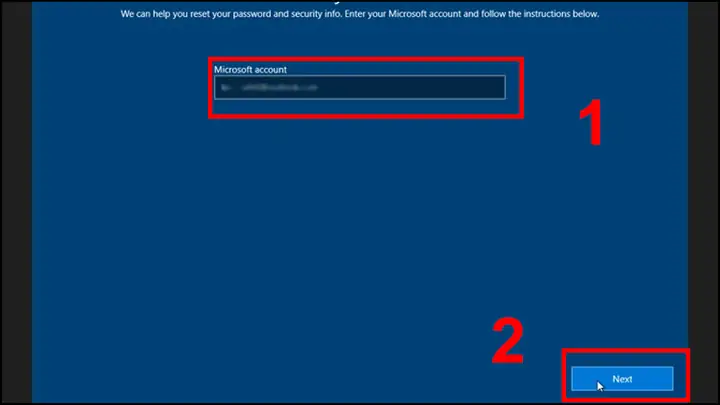 Cách Đặt Lại Mật Khẩu Bằng Microsoft Account