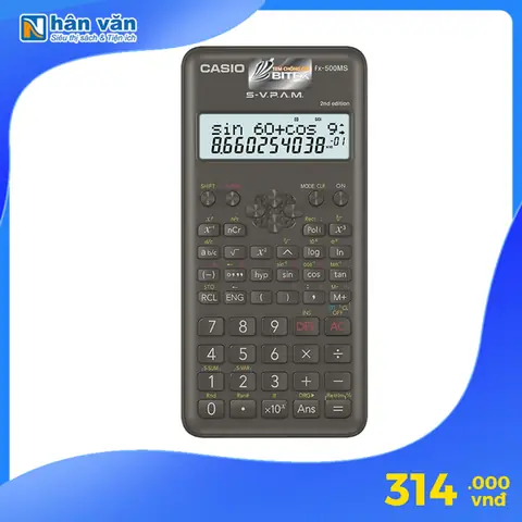 Máy Tính Casio Fx-500ms Dành Cho Học Sinh Cấp 2 Và Cấp 3 Máy Tính Casio Fx-500ms Dành Cho Học Sinh Cấp 2 Và Cấp 3