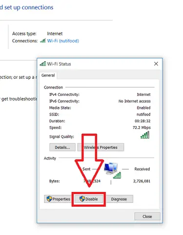 Cách Tắt Mạng Máy Tính Khi Đang Sử Dụng Wifi