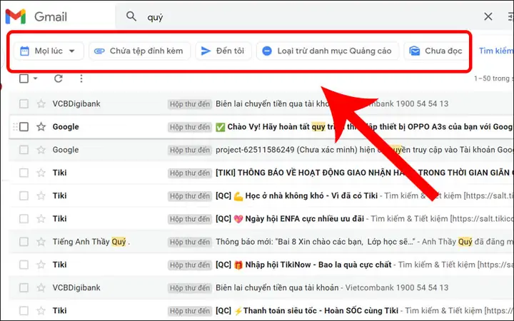 Cách Tìm Kiếm Email Trong Gmail