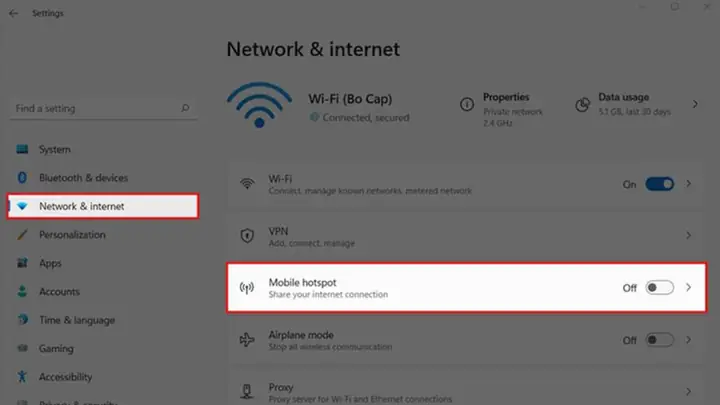 Cách Phát Wifi Từ Máy Tính Win 11