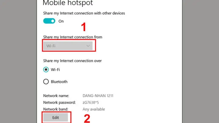 Phát Wifi Từ Máy Tính Thông Qua Windows Settings Phát Wifi Từ Máy Tính Thông Qua Windows Settings