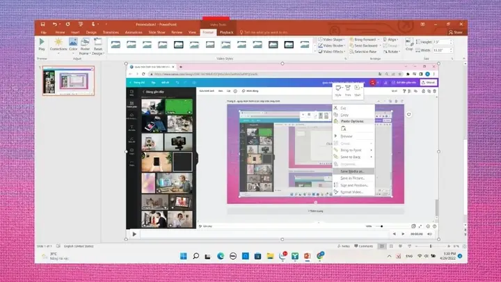 Cách Ghi Màn Hình Máy Tính Với Powerpoint