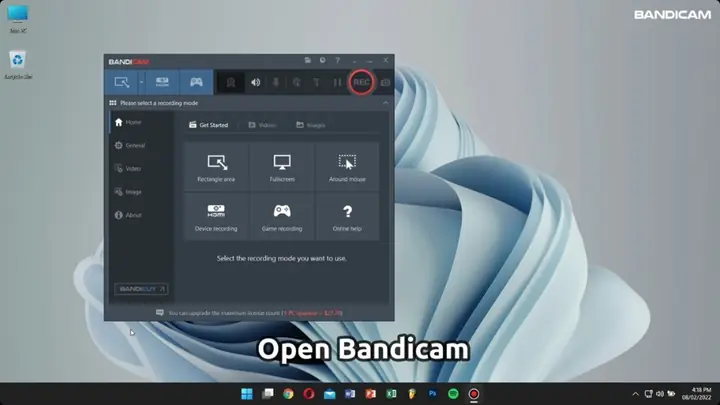 Cách Quay Màn Hình Máy Tính Windows 11 Bằng Phần Mềm Bandicam Cách Quay Màn Hình Máy Tính Windows 11 Bằng Phần Mềm Bandicam