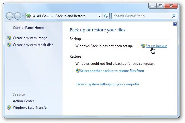 Cách Reset Lại Máy Tính Win 7 Không Cần Đĩa Bằng Tạo File Backup