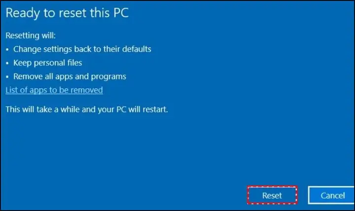 Cách Reset Máy Tính Bằng Lệnh Cmd Cách Reset Máy Tính Bằng Lệnh Cmd