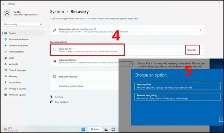 Cách Reset Máy Tính Bằng Recovery Trong Cài Đặt Cách Reset Máy Tính Bằng Recovery Trong Cài Đặt