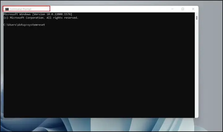 Cách Reset Máy Tính Bằng Lệnh Cmd Cách Reset Máy Tính Bằng Lệnh Cmd
