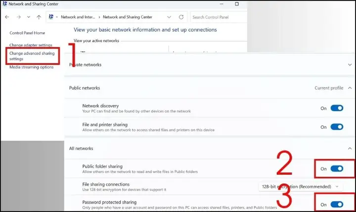 Cách Share Dữ Liệu Giữa 2 Máy Tính Windows