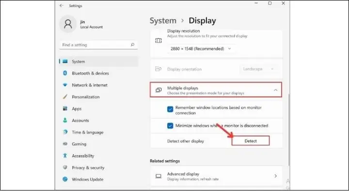 Cách Kết Nối 2 Màn Hình Máy Tính Windows 11