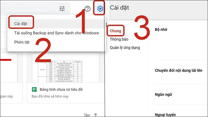 Kích Hoạt Tính Năng Offline Trên Google Drive
