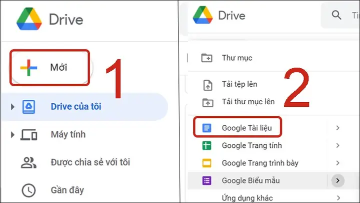 Tạo Tập Tin, Tài Liệu Mới Trên Google Drive