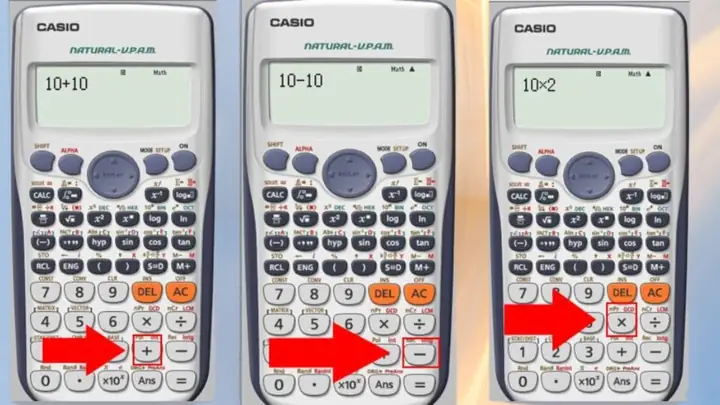 Sử Dụng Các Phép Tính Toán Cộng, Trừ, Nhân, Chia