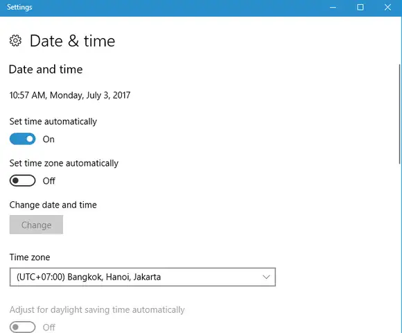 Cách Sửa Lỗi Đồng Hồ Máy Tính Chạy Chậm, Chạy Sai Trên Windows 10