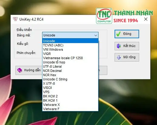 Cài Đặt Unikey Unicode: