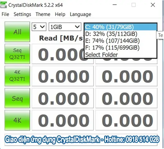 Cách Sửa Lỗi Ổ Cứng Máy Tính Bằng Ứng Dụng Crystaldiskmark