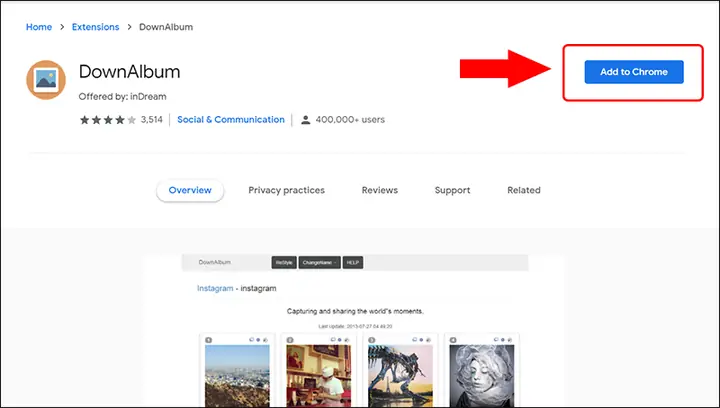 Sử Dụng Tiện Ích Downalbum Để Tải Album Ảnh Trên Facebook Của Người Khác