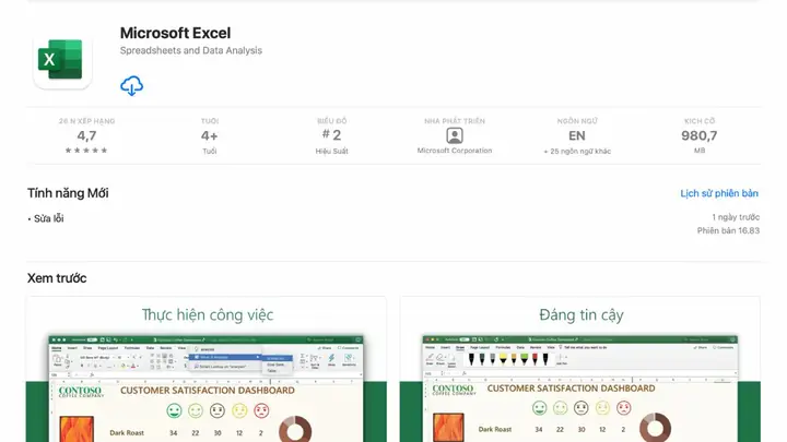 Cách Tải Excel Về Máy Tính Macbook Mới Nhất