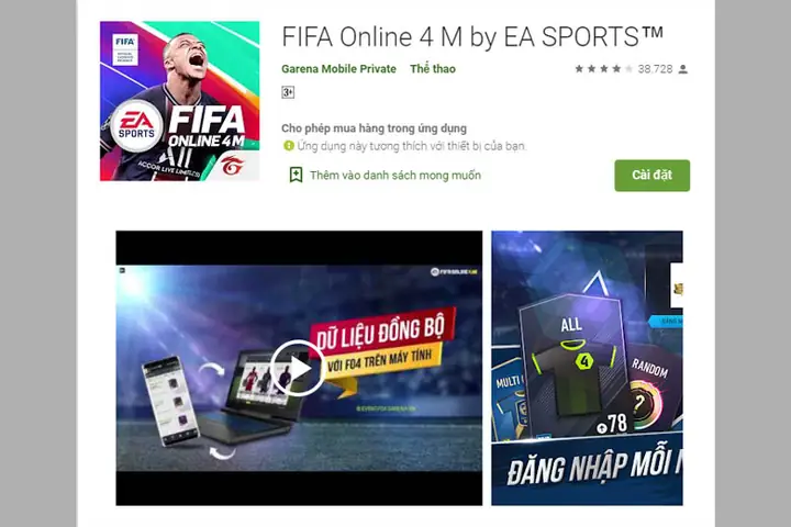 Hướng Dẫn Tải Và Cài Đặt Fifa Online 4 Mobile Dành Cho Điện Thoại Chi Tiết