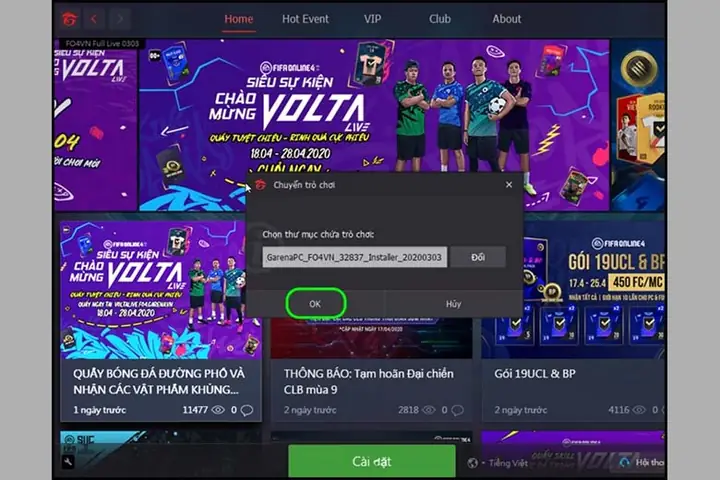 Tải Về Trực Tiếp Trên Trang Fifa Online 4