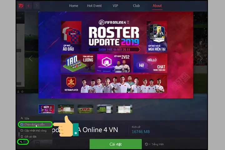 Tải Về Trực Tiếp Trên Trang Fifa Online 4