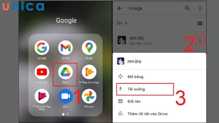 Tải File Trên Google Drive Về Android
