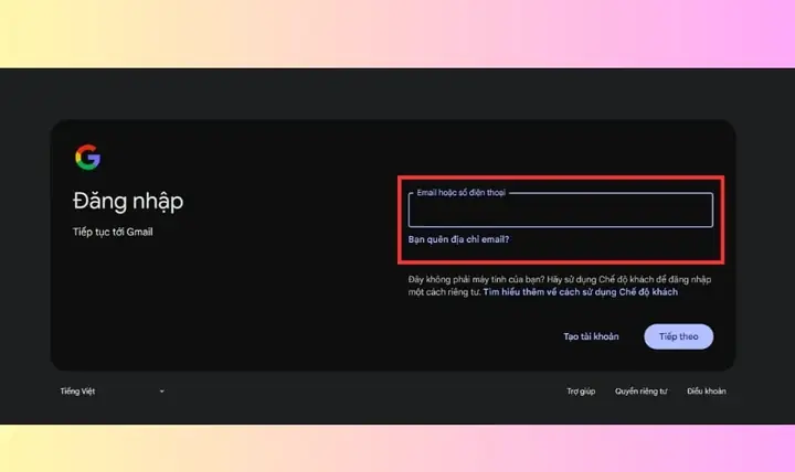 Thử Đăng Nhập Bằng Một Tài Khoản Google Khác Thử Đăng Nhập Bằng Một Tài Khoản Google Khác