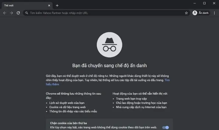 Dùng Chế Độ Ẩn Danh Trên Trình Duyệt Dùng Chế Độ Ẩn Danh Trên Trình Duyệt