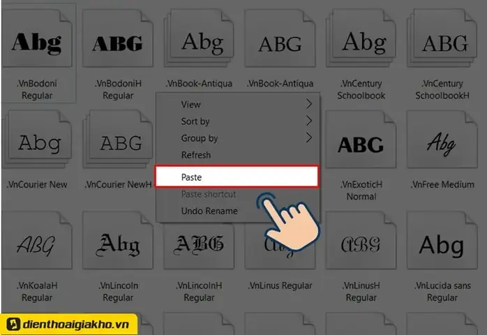 Cách Dùng Font Chữ Tải Về Thông Qua Ổ C