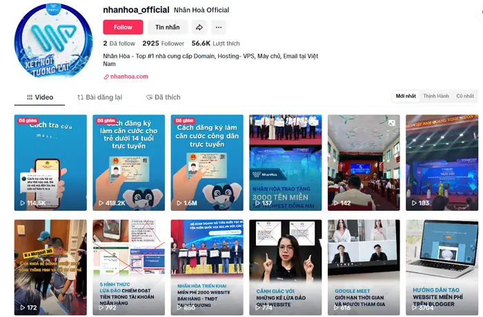 Thumbnail Trên Tiktok
