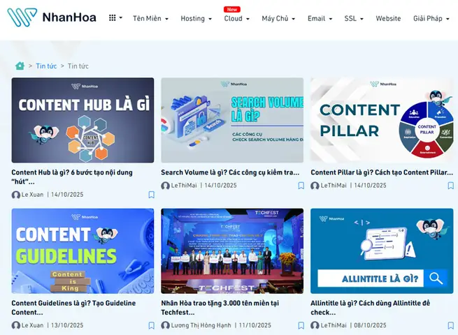 Thumbnail Trên Các Trang Blog, Website