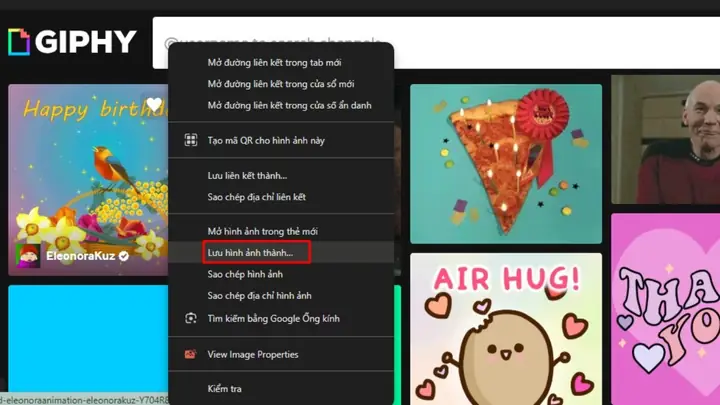 Cách Tải Gif Từ Các Trang Web Thông Thường Cách Tải Gif Từ Các Trang Web Thông Thường