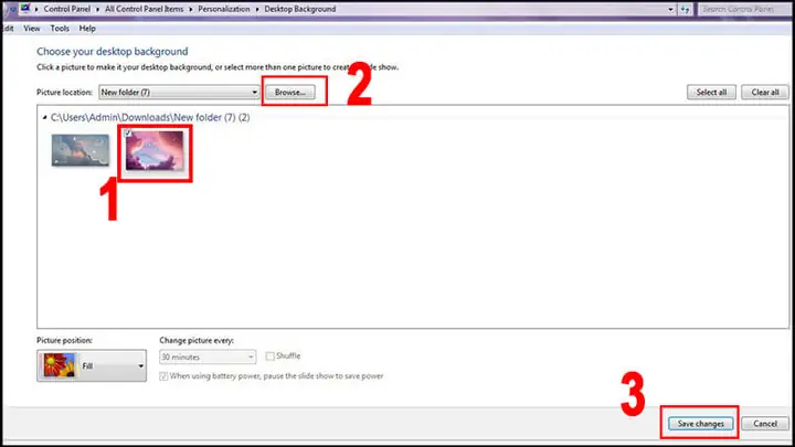 Cách Đổi Hình Nền Bằng Ảnh Tải Về Trên Máy Tính Windows 7 Cách Đổi Hình Nền Bằng Ảnh Tải Về Trên Máy Tính Windows 7