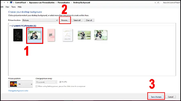 Cách Đổi Hình Nền Bằng Ảnh Tải Về Trên Máy Tính Windows 8 Cách Đổi Hình Nền Bằng Ảnh Tải Về Trên Máy Tính Windows 8
