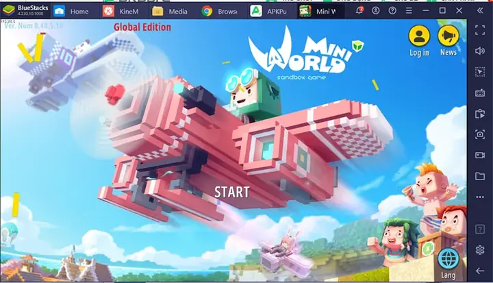 Cách Tải Mini World Trên Máy Tính Trên Trình Giả Lập Bluestacks