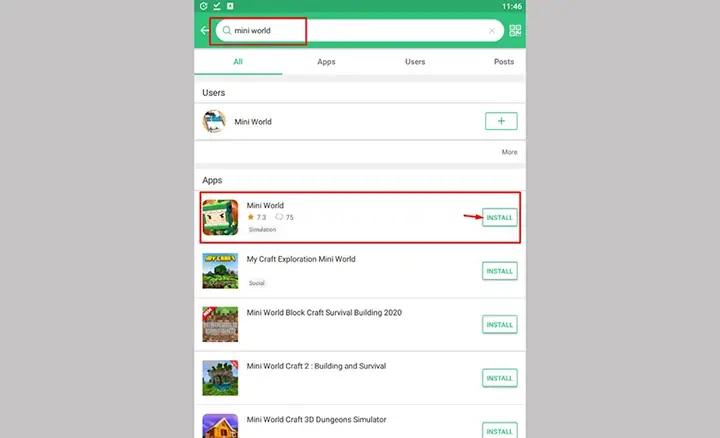 Cách Tải Mini World Trên Máy Tính Trên Trình Giả Lập Bluestacks