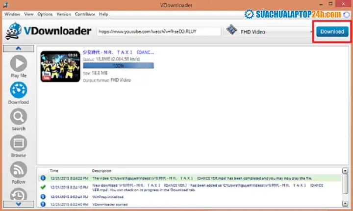 Phần Mềm Download Phim Về Máy Tính Vdownloader