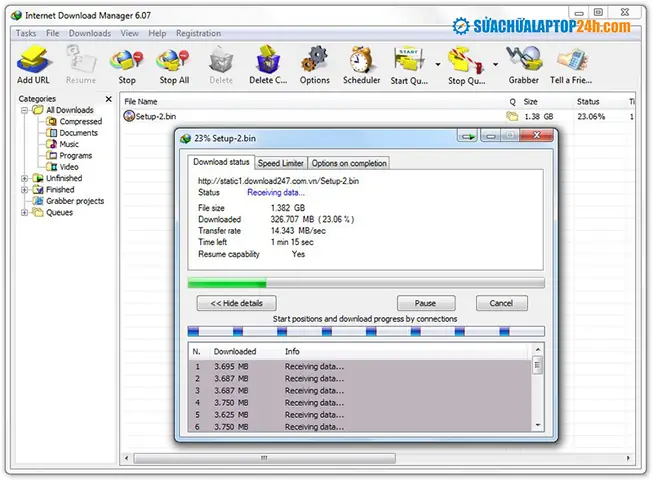 Phần Mềm Hỗ Trợ Tải Phim Xuống Máy Tính Internet Download Manager (idm)