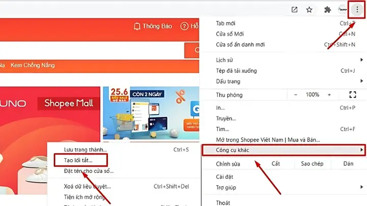 Cách Tải Shopee Trên Máy Tính Bằng Google Chrome