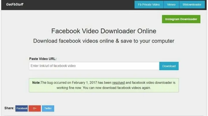 Tải Video Trên Facebook Về Laptop Với Getfbstuff.com
